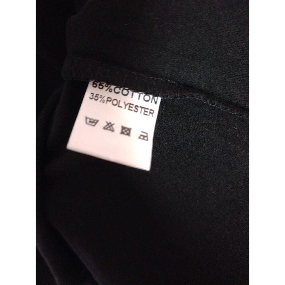 Saukole Womens Sleeveless Black Tank Top With Gold Accent Medium 65% Cotton. NWT - Picture 5 of 7